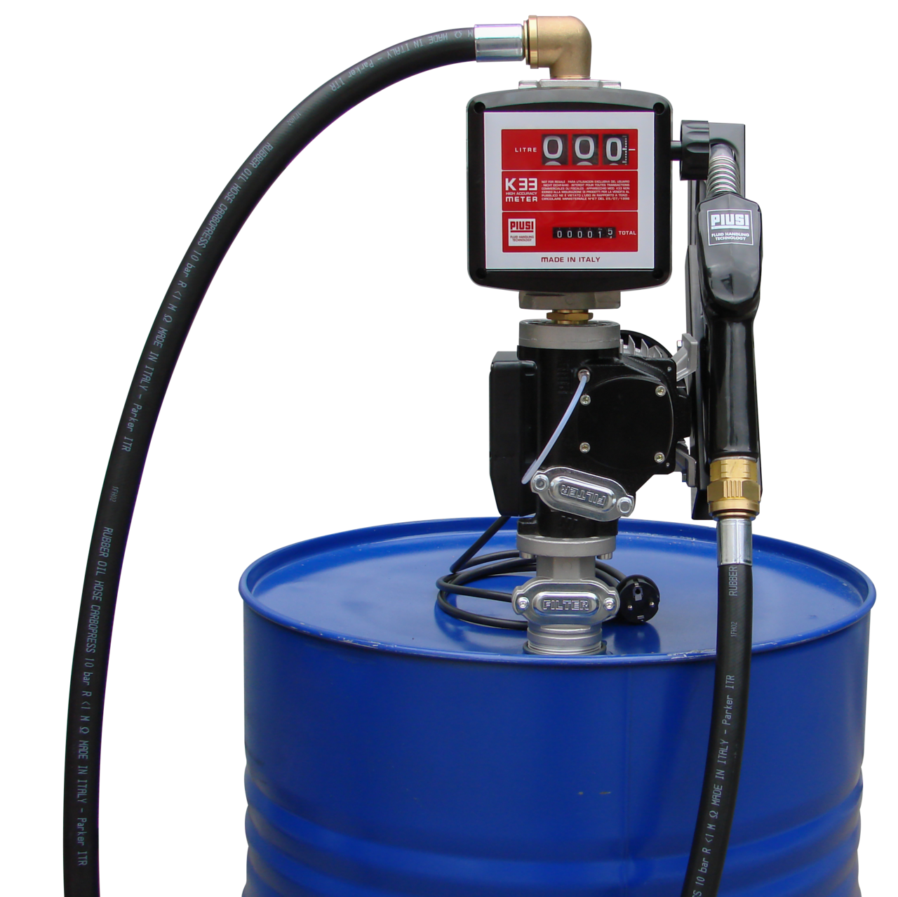 Betankungsset mit oder ohne Zählwerk erhältlich