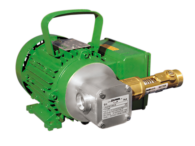 Pumpe mit Durchflussregler